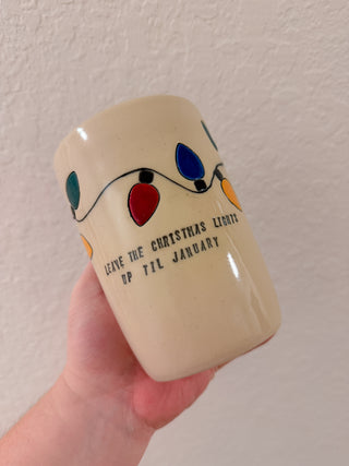 Christmas Lights Tumbler