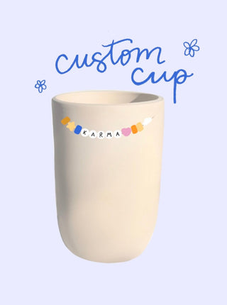 Custom Friendship Bracelet TUMBLER Preorder