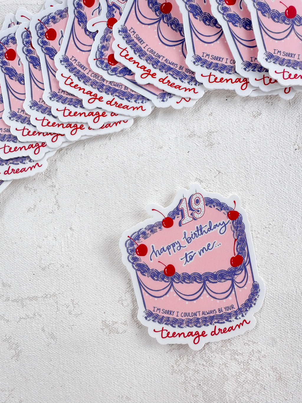 Taleen Sticker Teenage Dream Sticker – Shop Never Too Many
